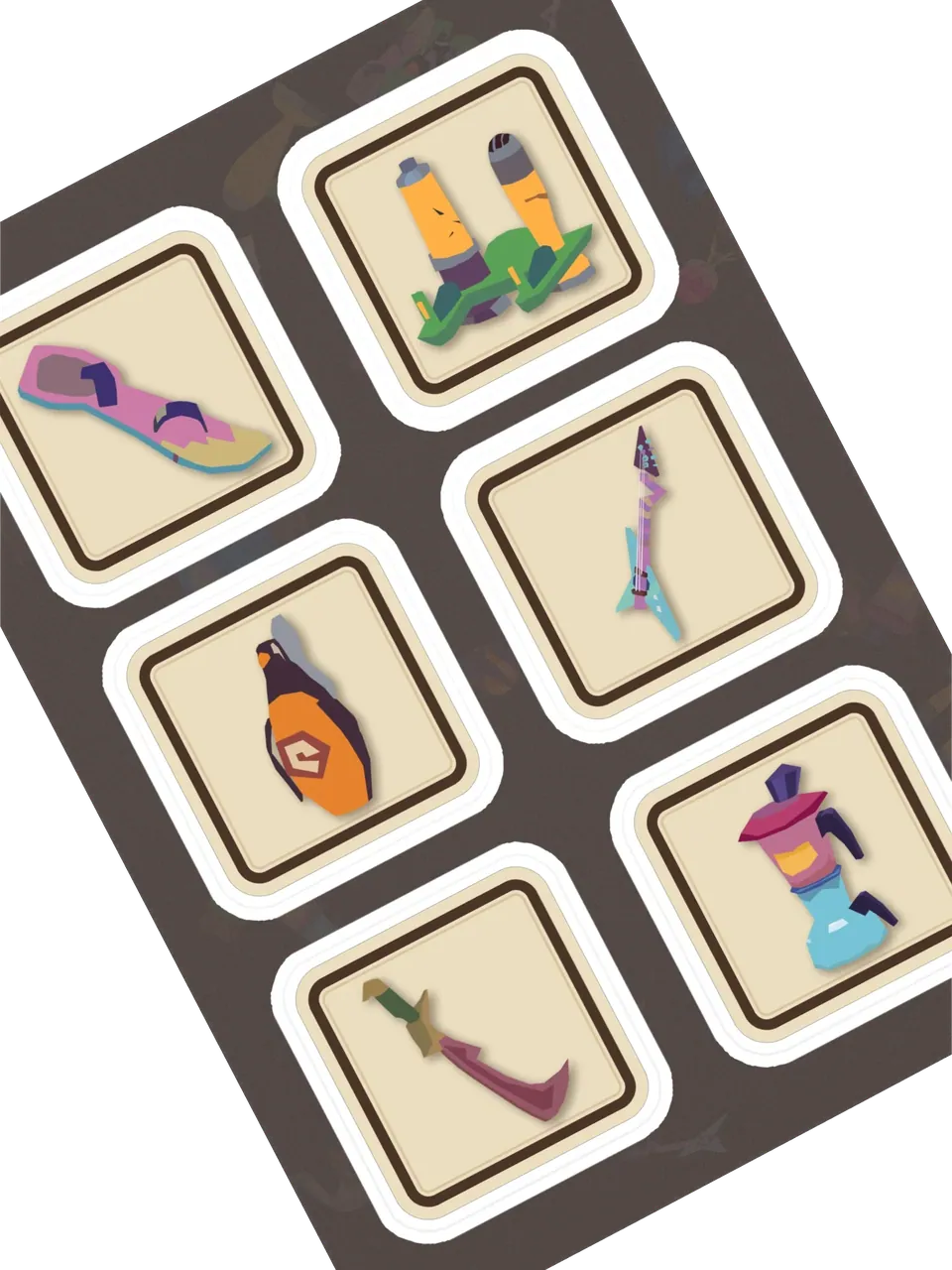 Inventory Stickers — The Gadgets