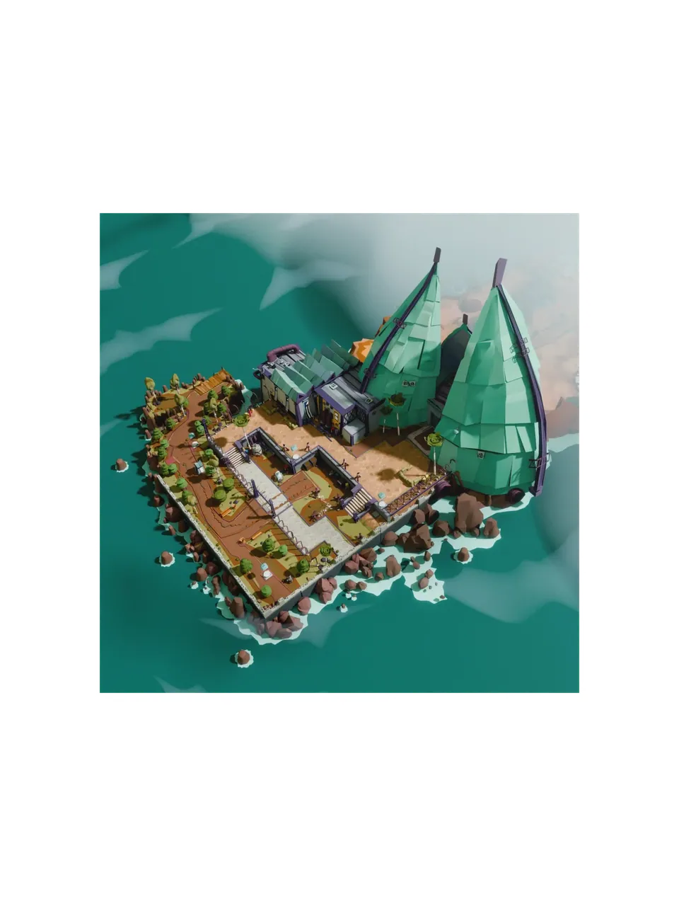 Fortress Island — Art Print