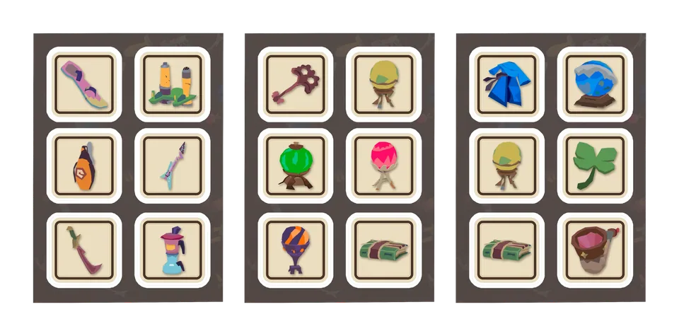 Inventory Stickers — The Complete Set (Everything in the bundle, laid out flat)